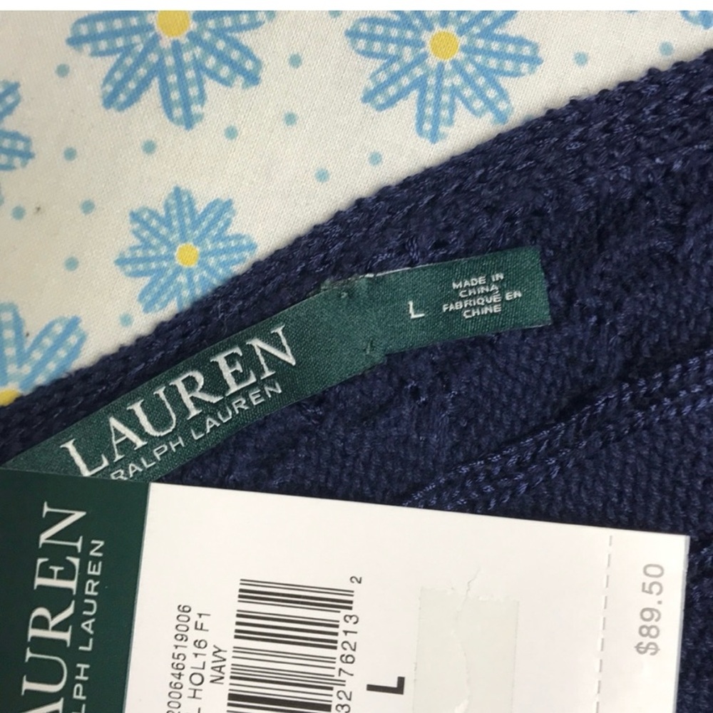 LAUREN Knit Cable Sweater NWOT - Picture 5 of 7